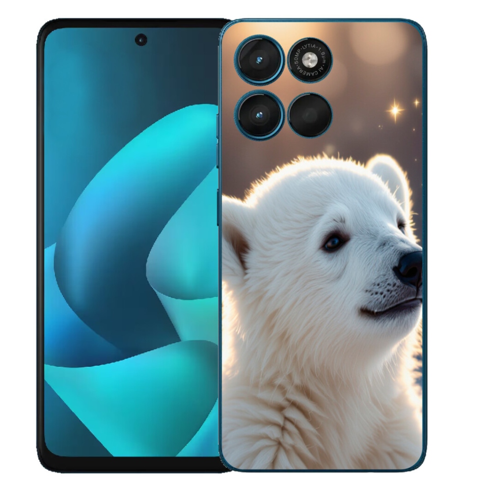 Gelový kryt mmCase na Motorola Moto G57 Power - lední medvěd