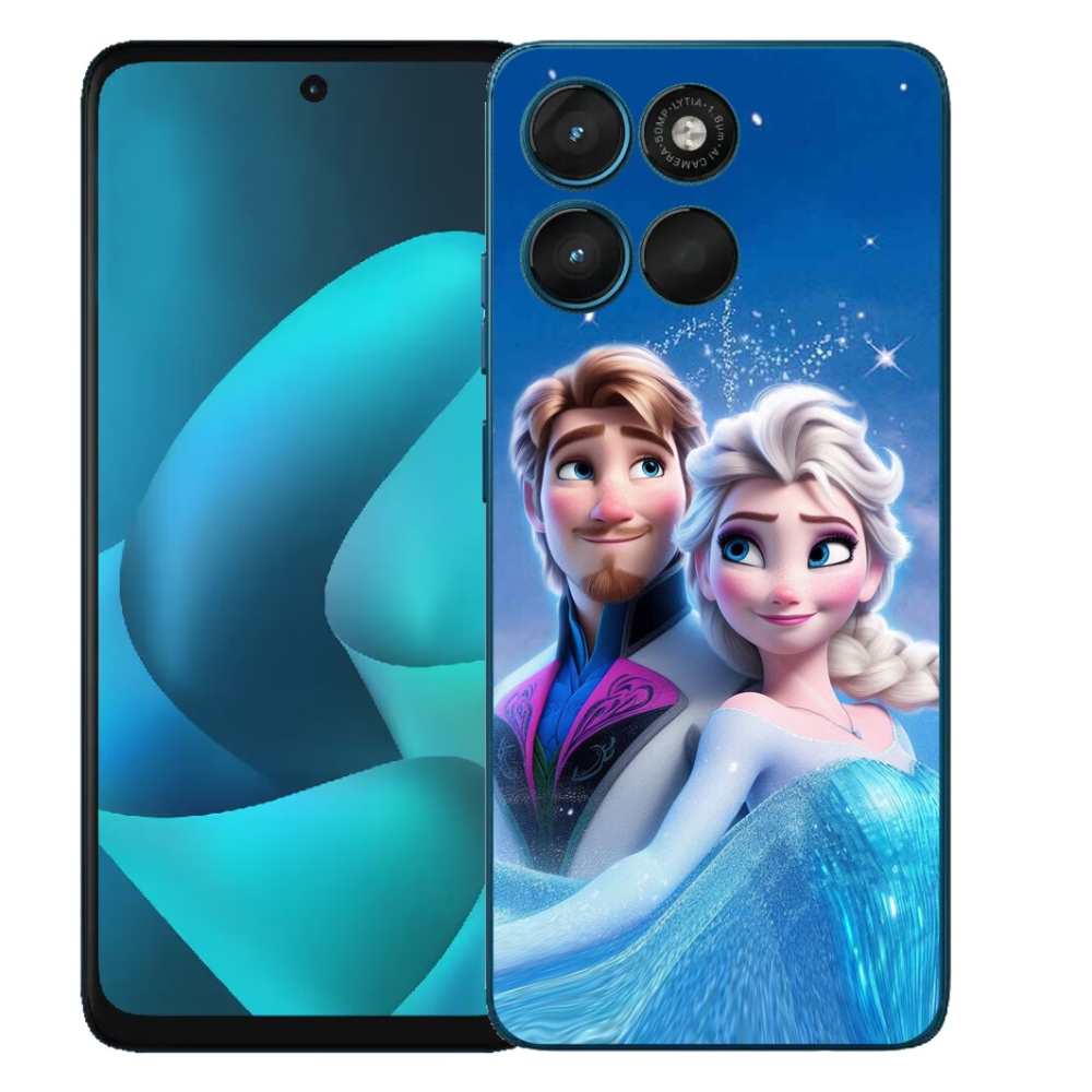 Gelový kryt mmCase na Motorola Moto G57 Power - ledové království 1