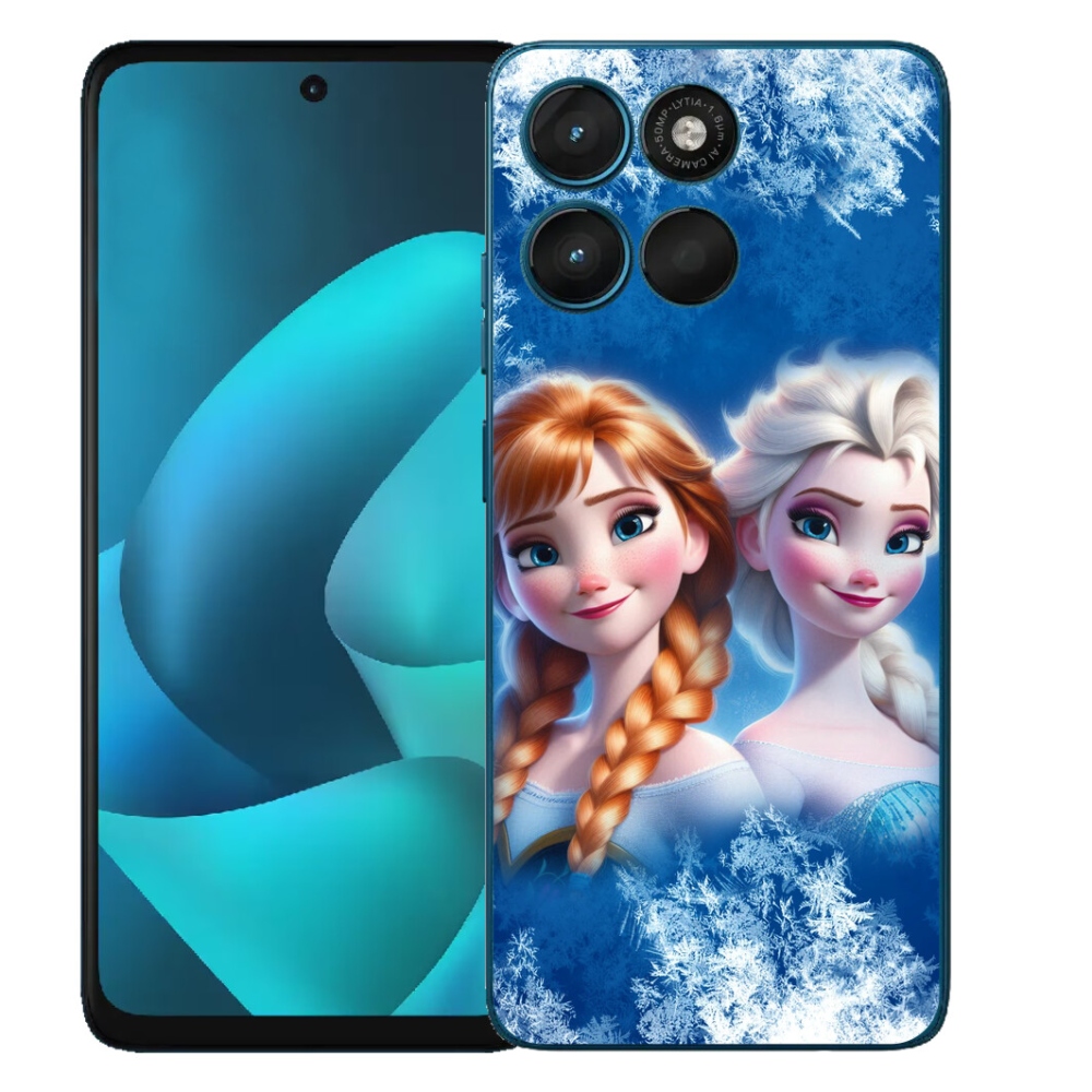 Gelový kryt mmCase na Motorola Moto G57 Power - ledové království 2