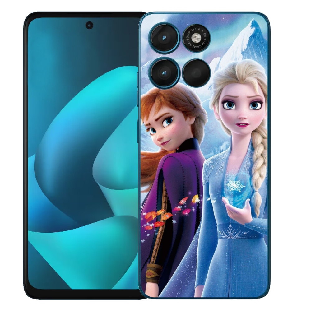 Gelový kryt mmCase na Motorola Moto G57 Power - ledové království 3