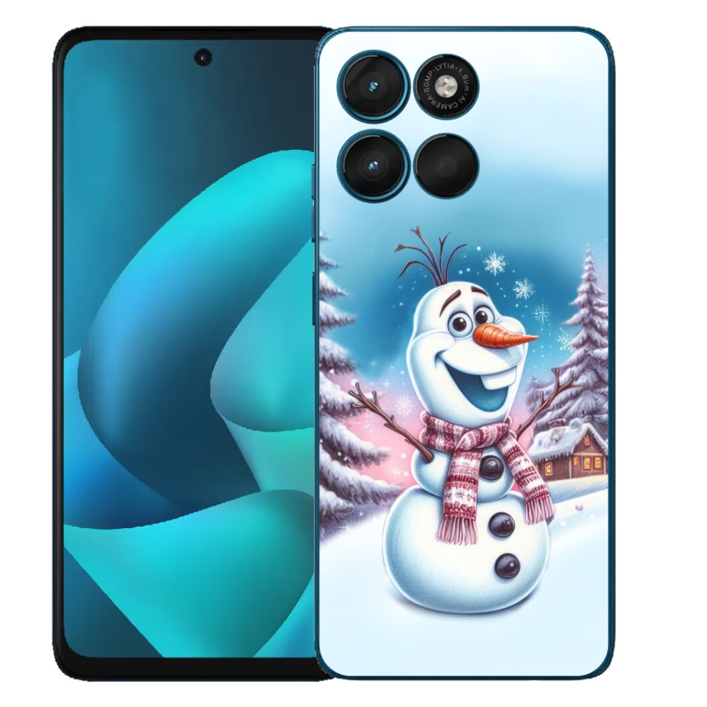 Gelový kryt mmCase na Motorola Moto G57 Power - ledové království