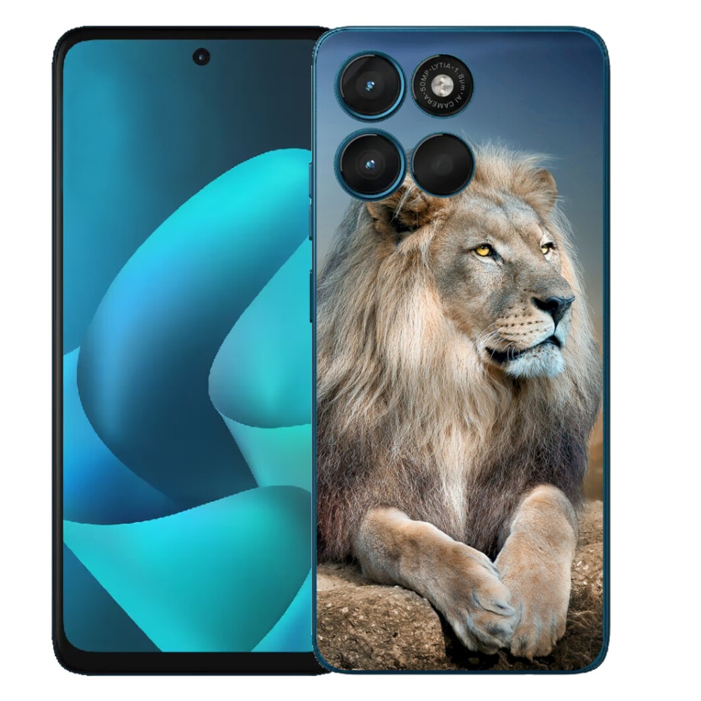 Gelový kryt mmCase na Motorola Moto G57 Power - lev 1