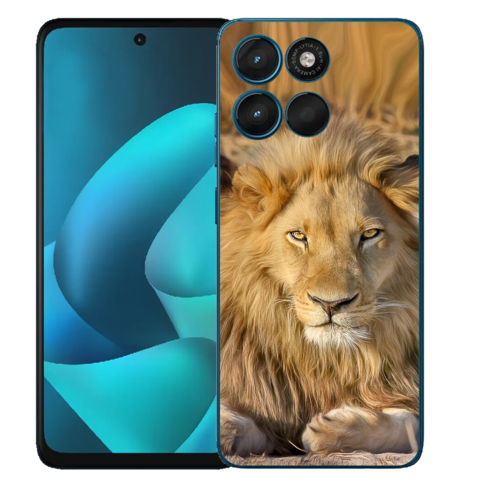 Gelový kryt mmCase na Motorola Moto G57 Power - lev 2