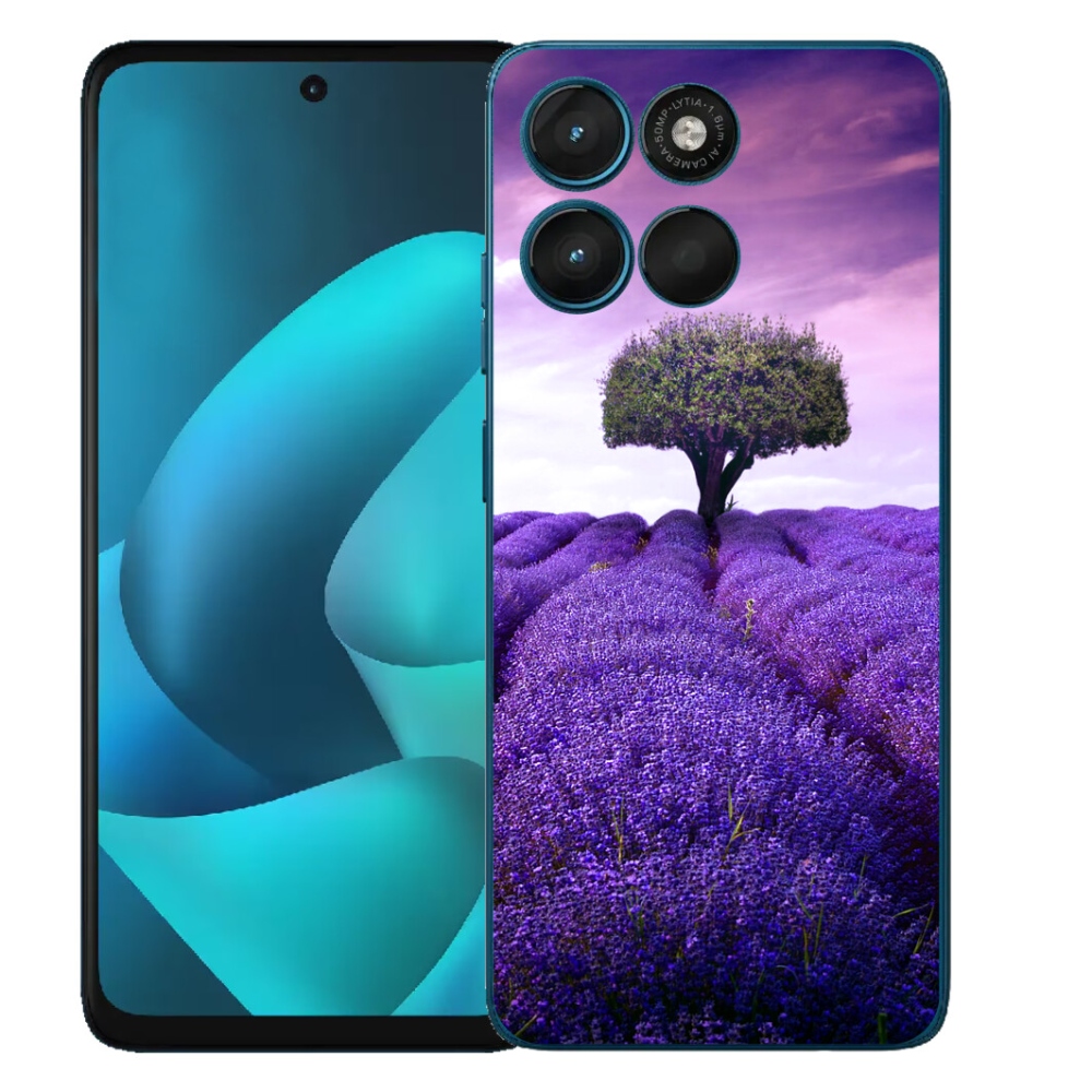 Gelový kryt mmCase na Motorola Moto G57 Power - levandulová louka