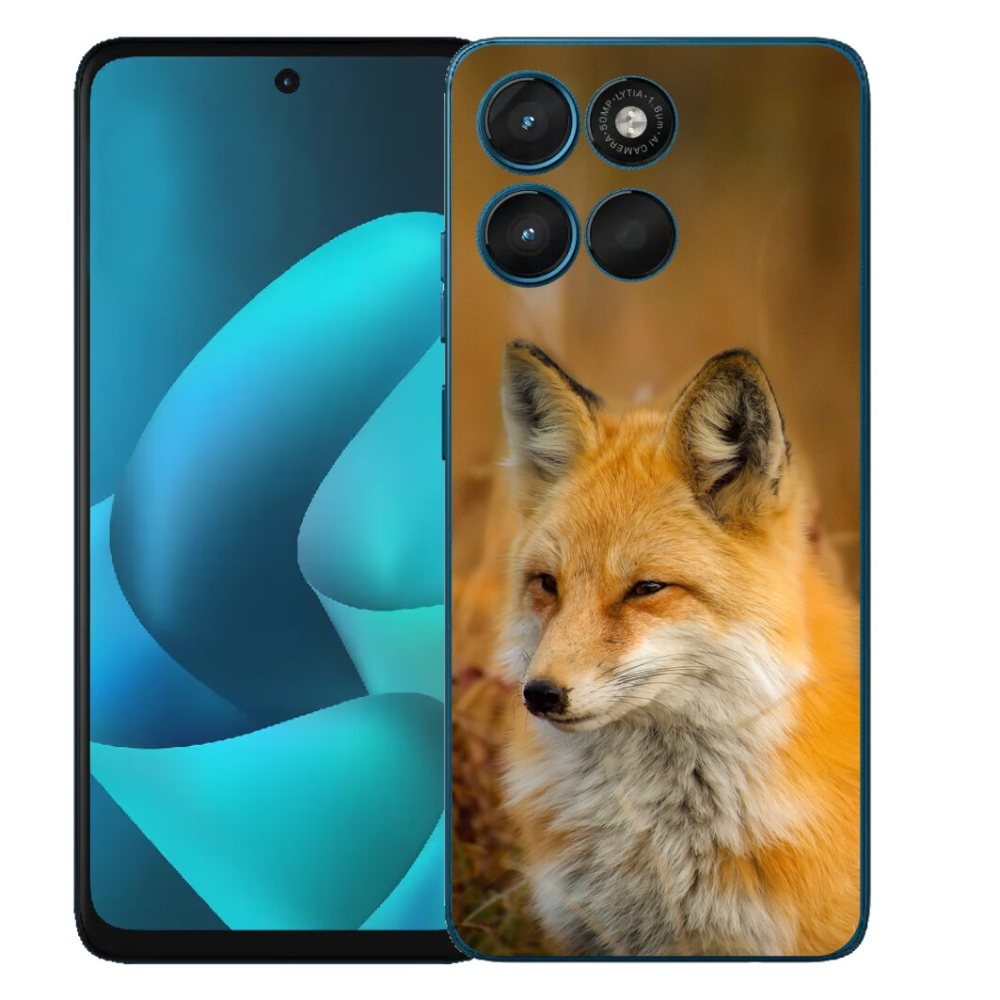 Gelový kryt mmCase na Motorola Moto G57 Power - liška