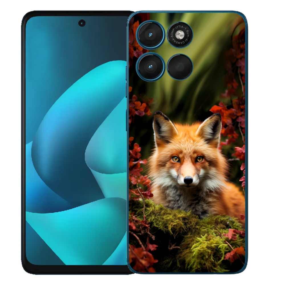 Gelový kryt mmCase na Motorola Moto G57 Power - liška v lese