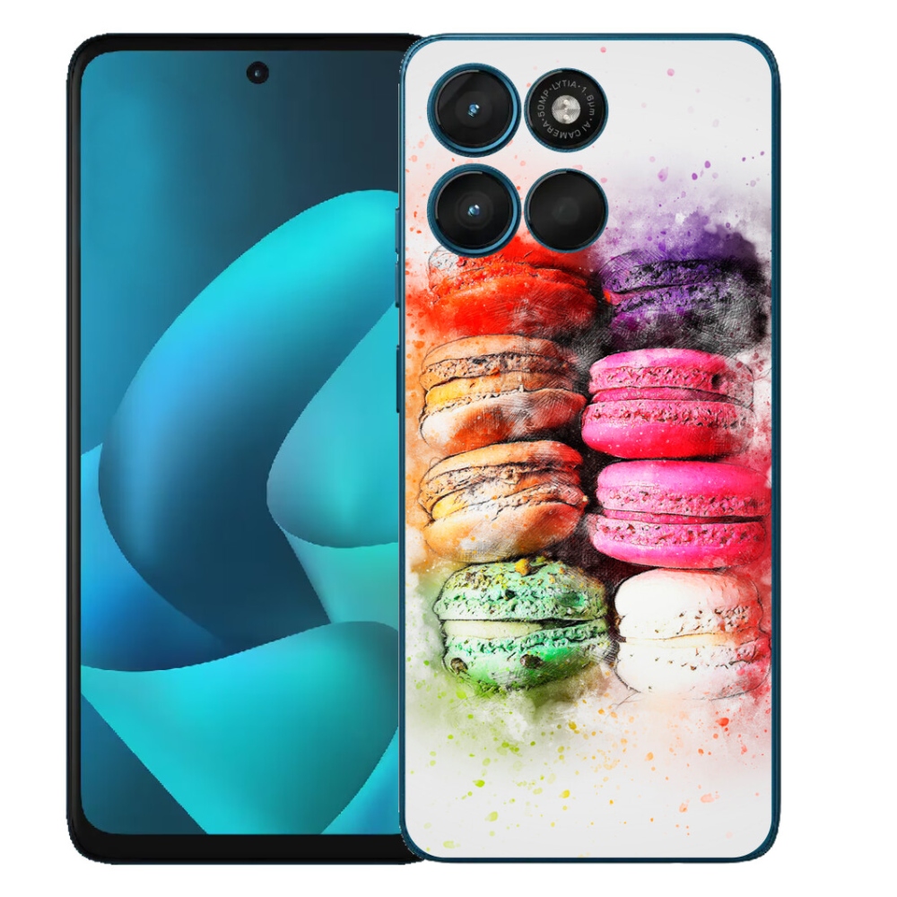 Gelový kryt mmCase na Motorola Moto G57 Power - makrónky