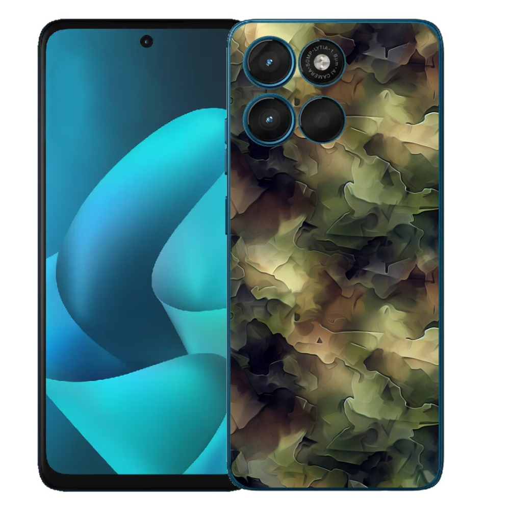 Gelový kryt mmCase na Motorola Moto G57 Power - maskáčový vzor 10