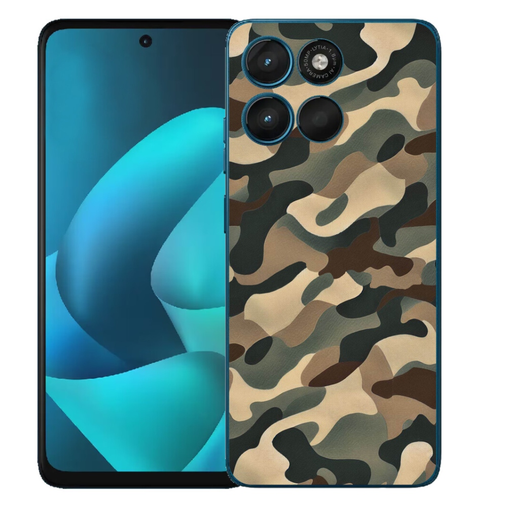 Gelový kryt mmCase na Motorola Moto G57 Power - maskáčový vzor 11