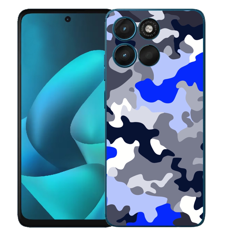 Gelový kryt mmCase na Motorola Moto G57 Power - maskáčový vzor 8