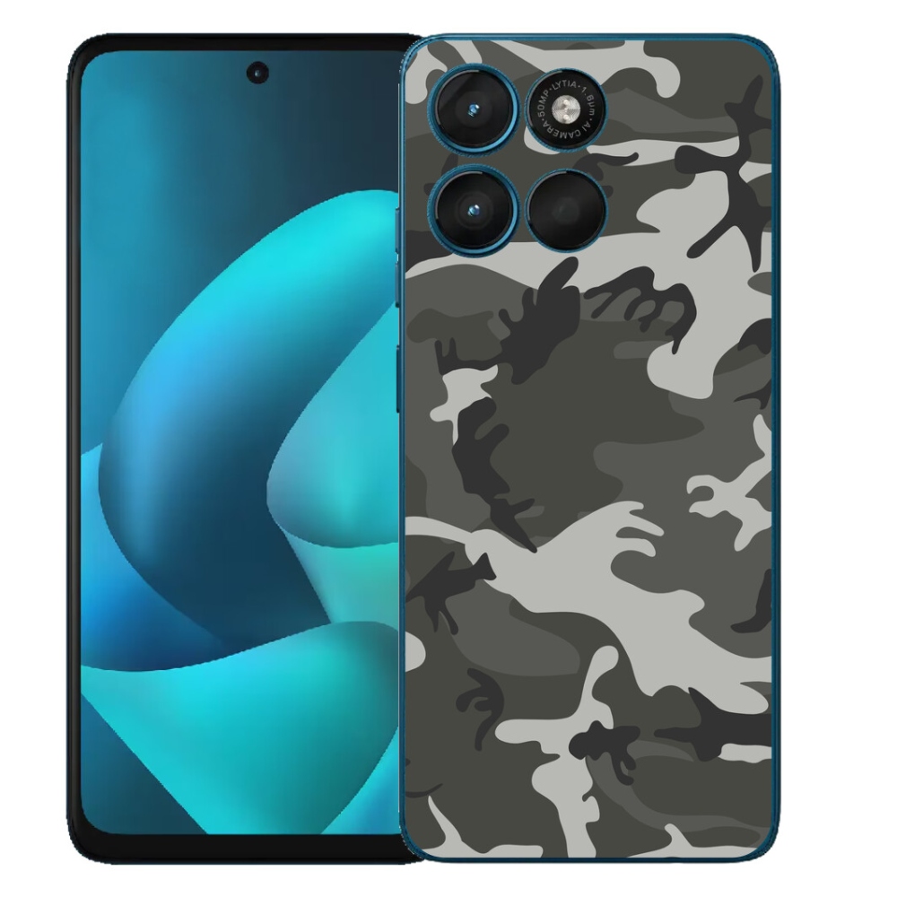 Gelový kryt mmCase na Motorola Moto G57 Power - maskáčový vzor