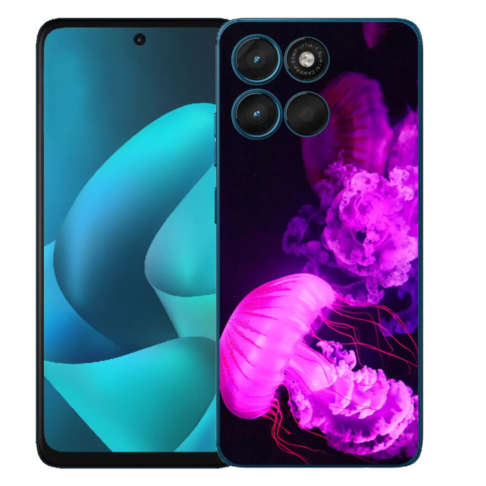 Gelový kryt mmCase na Motorola Moto G57 Power - medúza 1