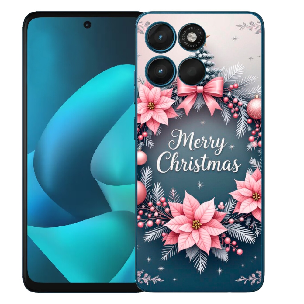 Gelový kryt mmCase na Motorola Moto G57 Power - merry christmas