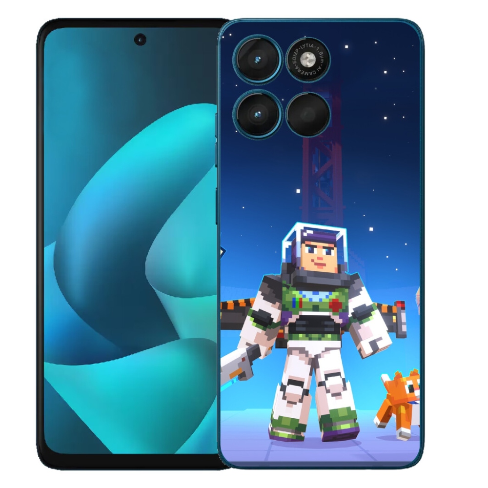 Gelový kryt mmCase na Motorola Moto G57 Power - minecraft 2