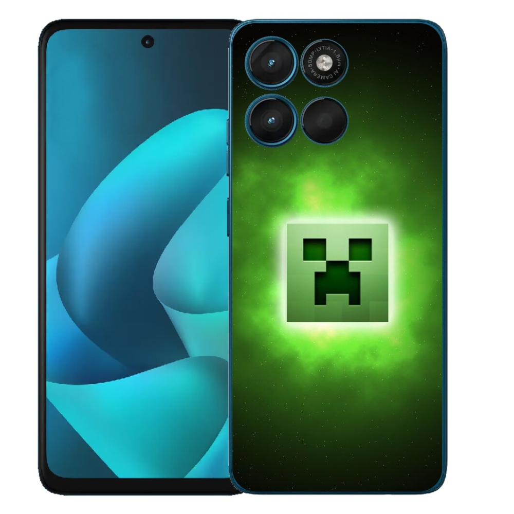Gelový kryt mmCase na Motorola Moto G57 Power - minecraft