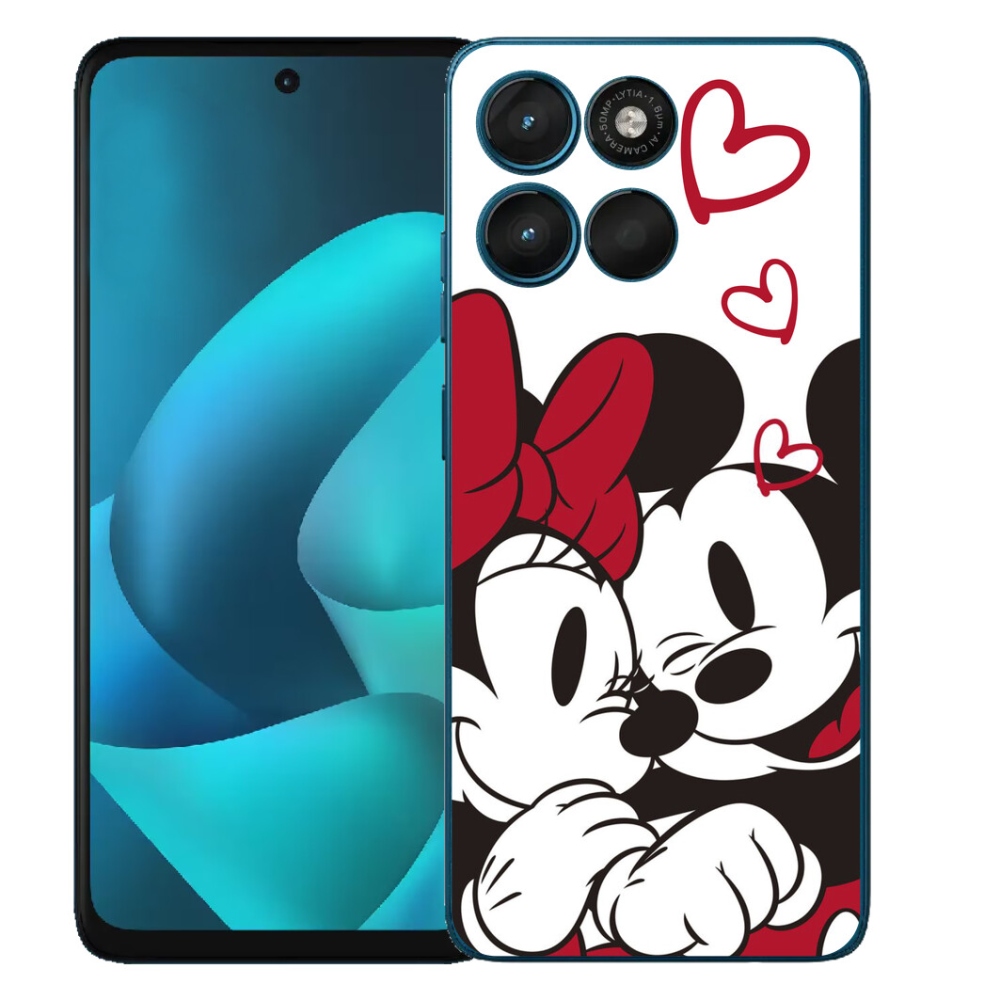 Gelový kryt mmCase na Motorola Moto G57 Power - minnie a mickey