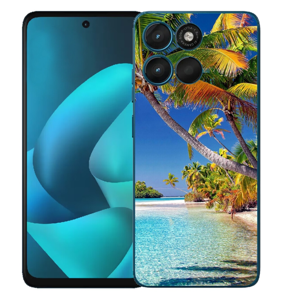 Gelový kryt mmCase na Motorola Moto G57 Power - mořská pláž