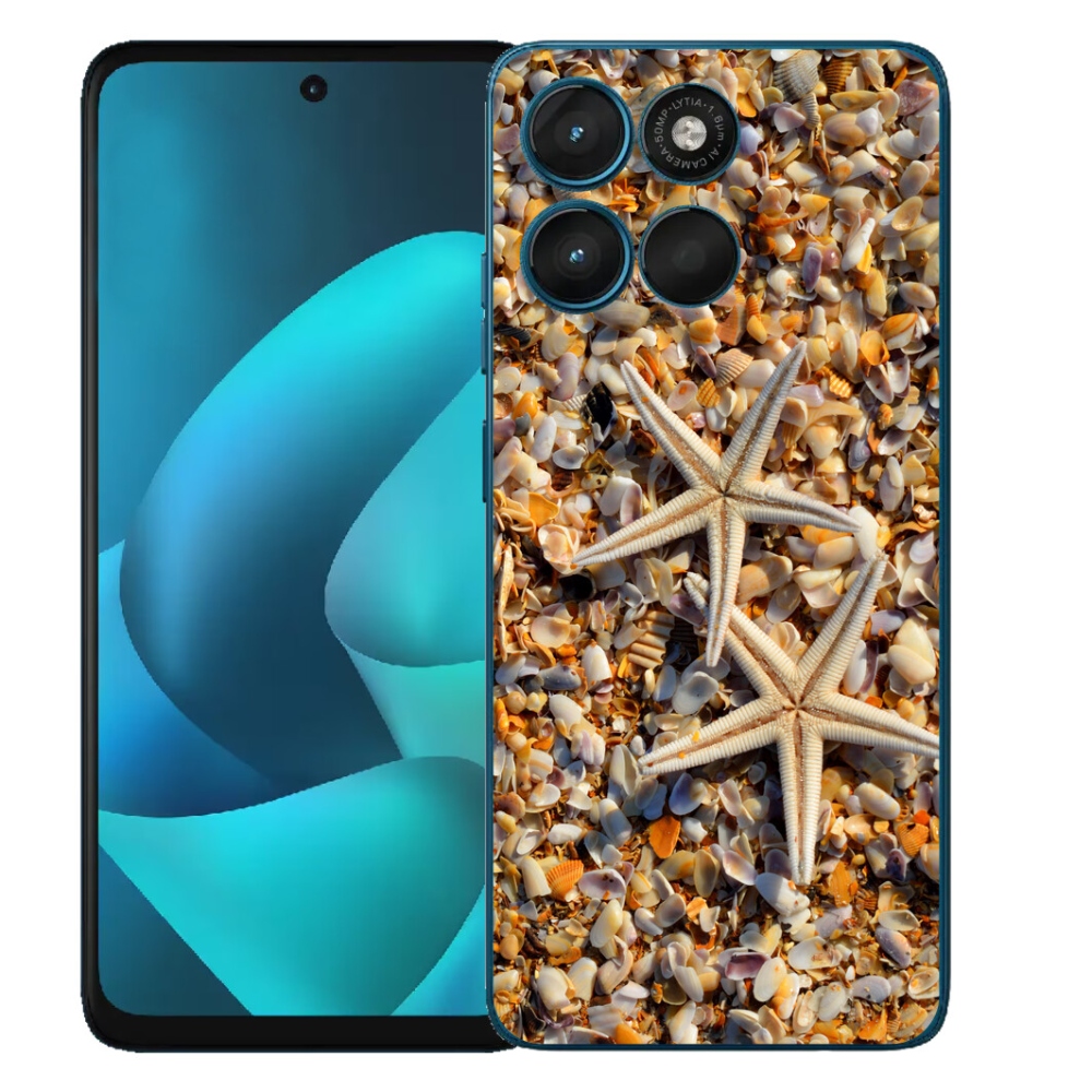 Gelový kryt mmCase na Motorola Moto G57 Power - mořské hvězdice