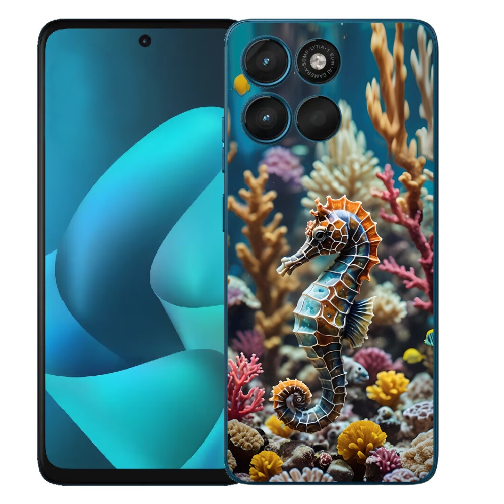 Gelový kryt mmCase na Motorola Moto G57 Power - mořský koník 2