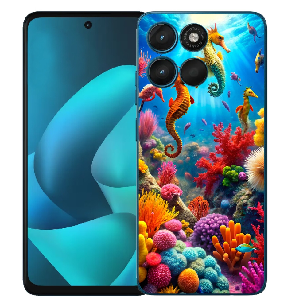 Gelový kryt mmCase na Motorola Moto G57 Power - mořský svět 3