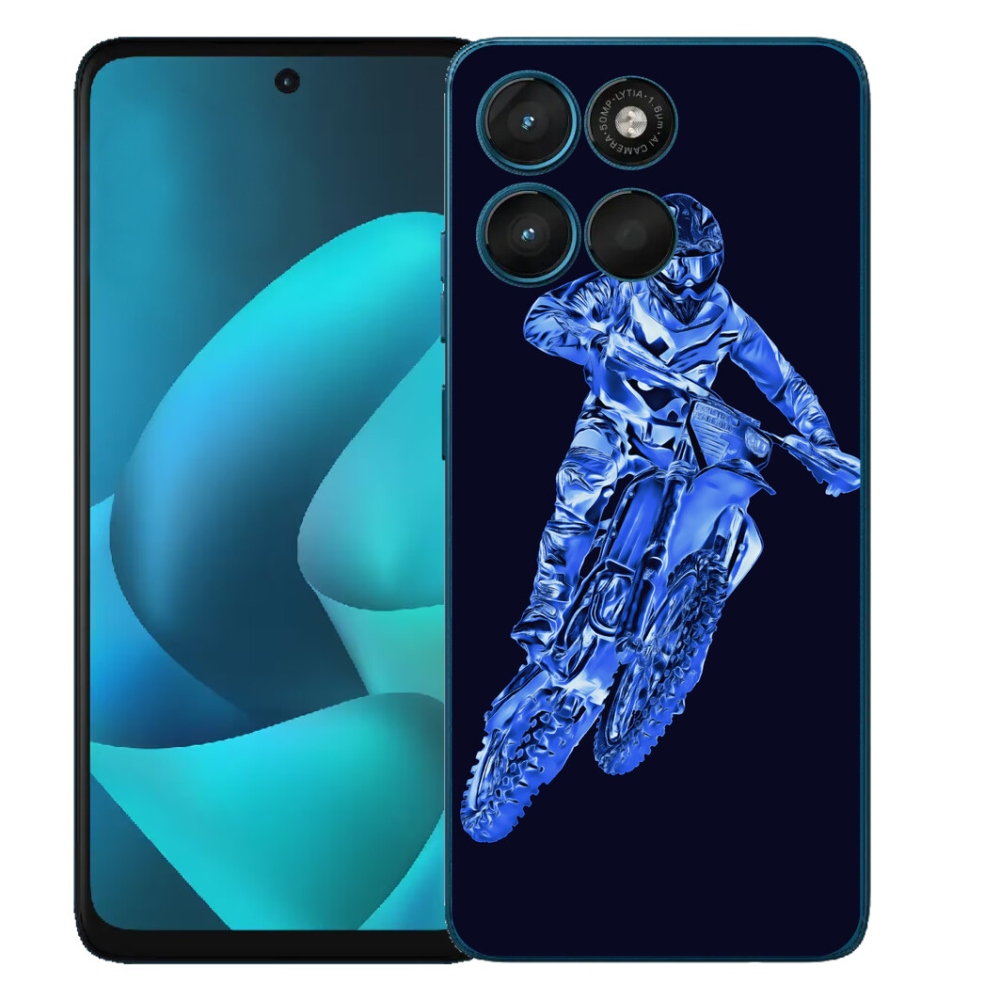 Gelový kryt mmCase na Motorola Moto G57 Power - motocross 1