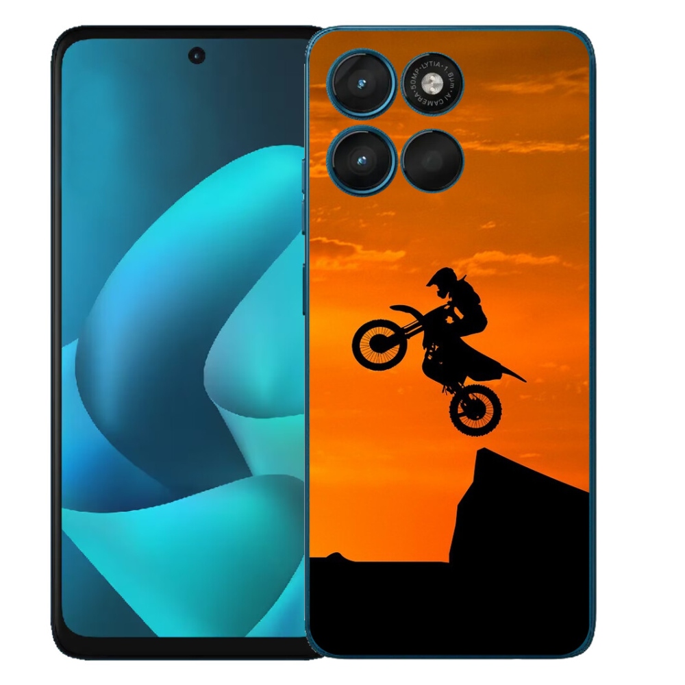Gelový kryt mmCase na Motorola Moto G57 Power - motocross