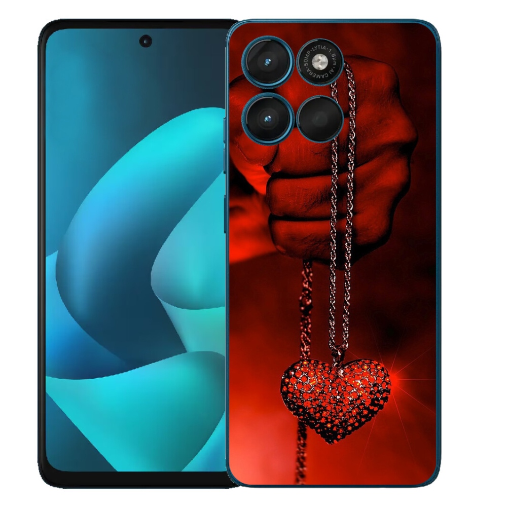 Gelový kryt mmCase na Motorola Moto G57 Power - náhrdelník