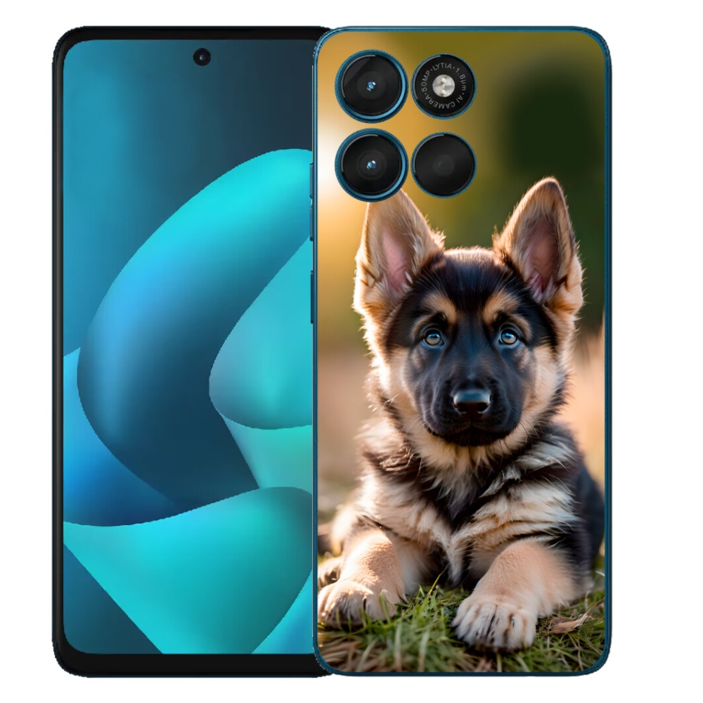 Gelový kryt mmCase na Motorola Moto G57 Power - německý ovčák v přírodě