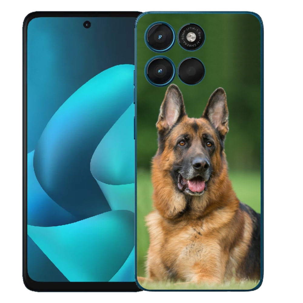 Gelový kryt mmCase na Motorola Moto G57 Power - německý ovčák