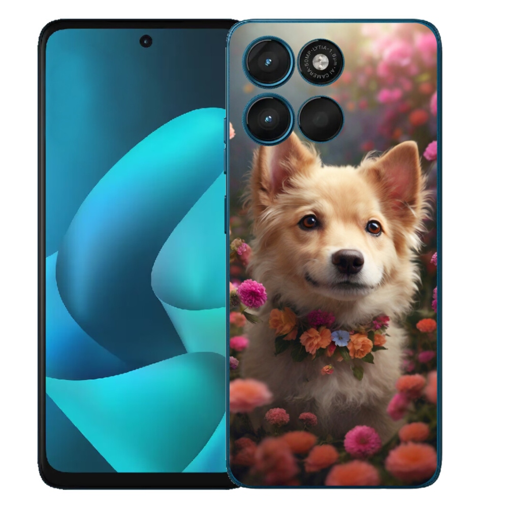 Gelový kryt mmCase na Motorola Moto G57 Power - německý špic