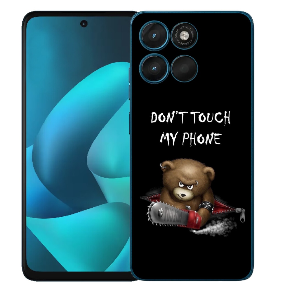 Gelový kryt mmCase na Motorola Moto G57 Power - nesahej na telefon