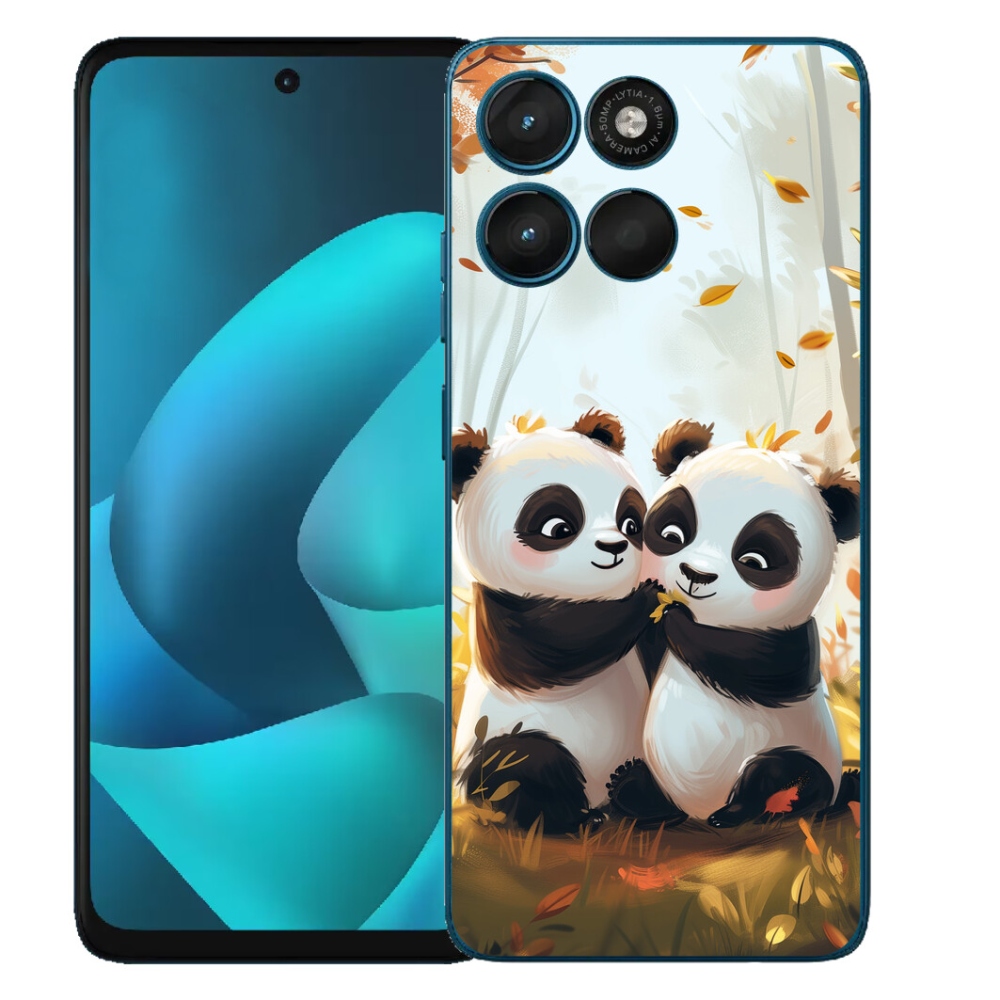 Gelový kryt mmCase na Motorola Moto G57 Power - pandy