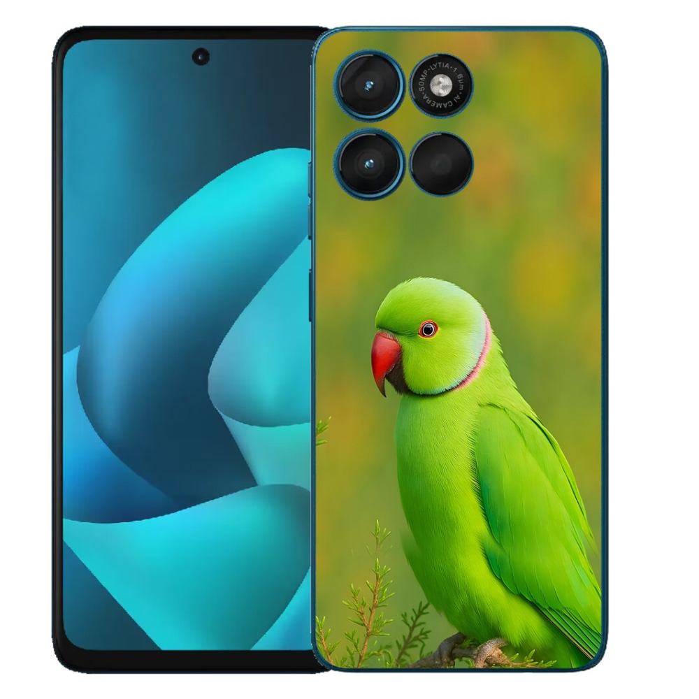 Gelový kryt mmCase na Motorola Moto G57 Power - papoušek alexandr 2