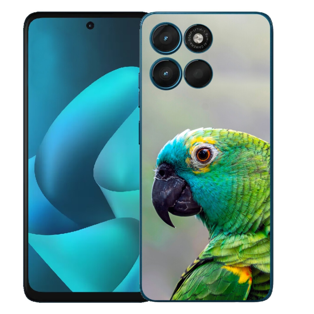 Gelový kryt mmCase na Motorola Moto G57 Power - papoušek amazoňan