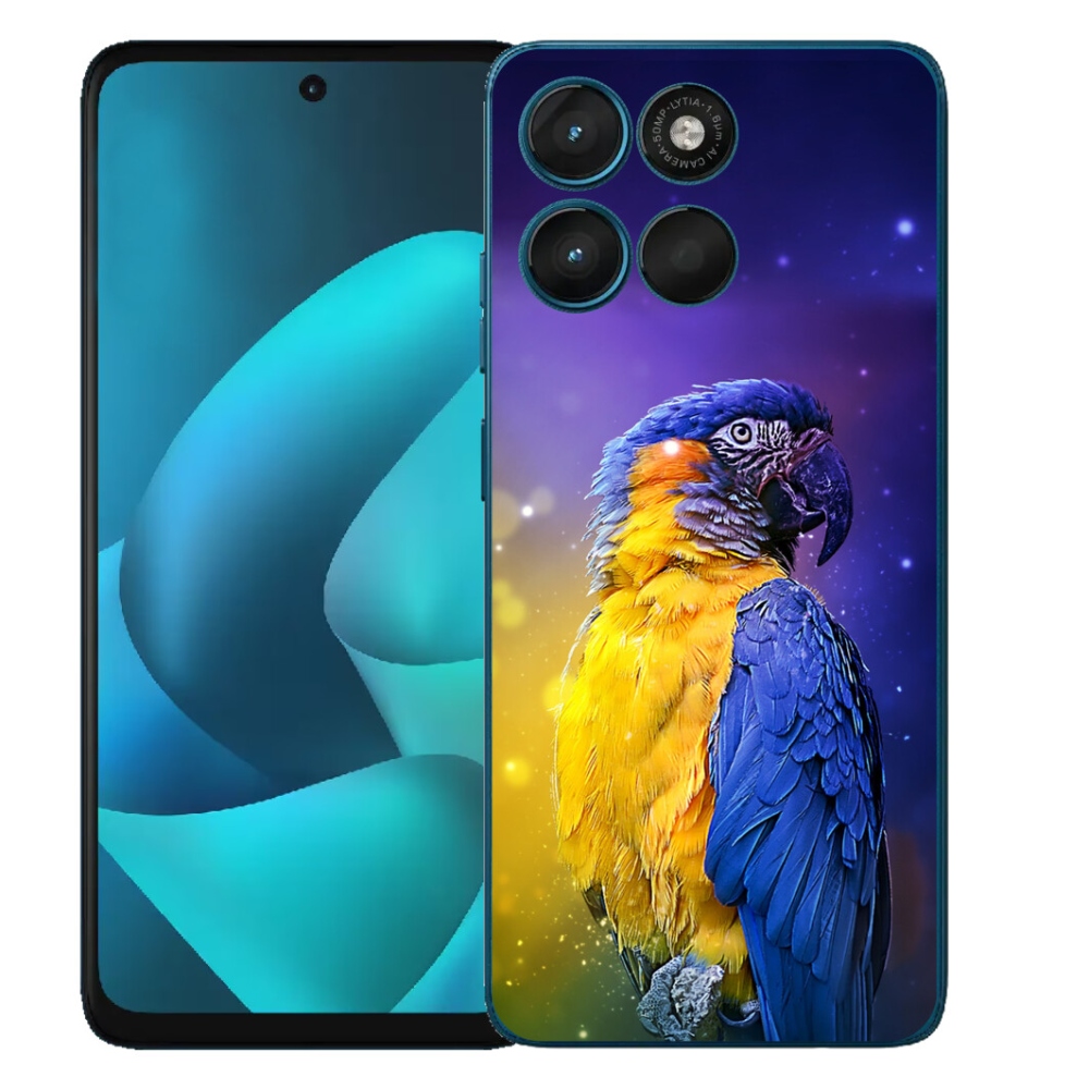 Gelový kryt mmCase na Motorola Moto G57 Power - papoušek ara 1