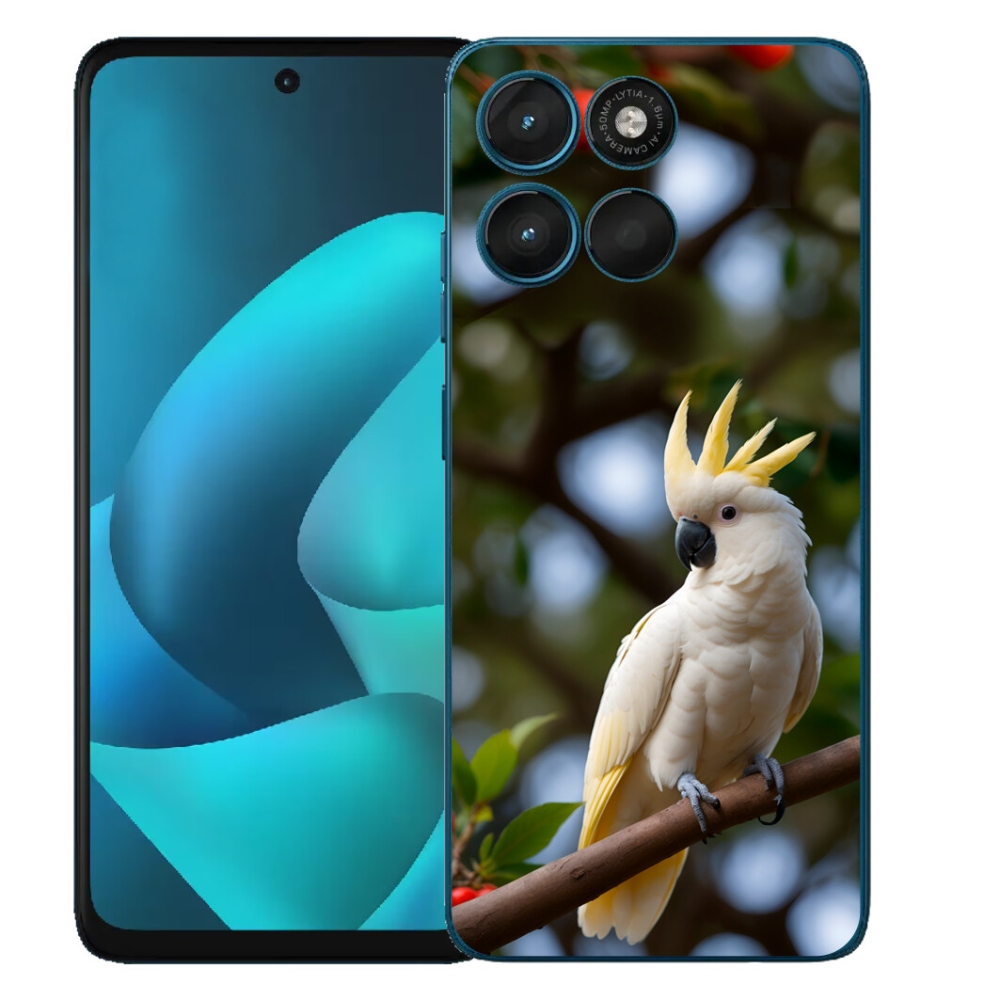 Gelový kryt mmCase na Motorola Moto G57 Power - papoušek kakadu 3