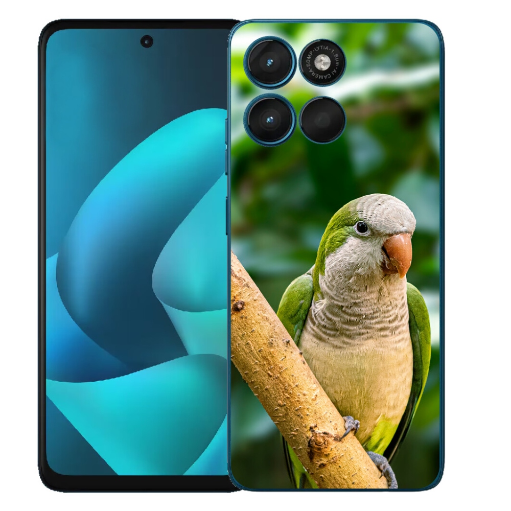 Gelový kryt mmCase na Motorola Moto G57 Power - papoušek mníšek