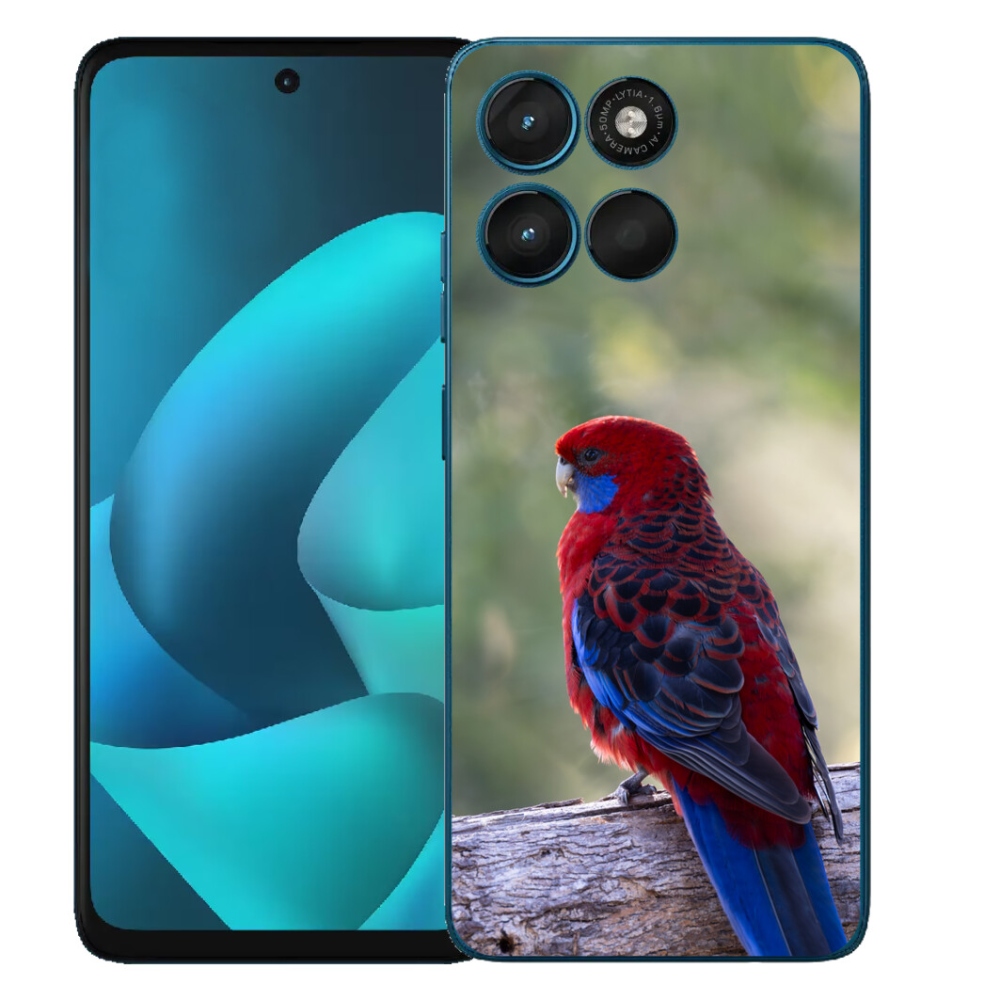 Gelový kryt mmCase na Motorola Moto G57 Power - papoušek rosela