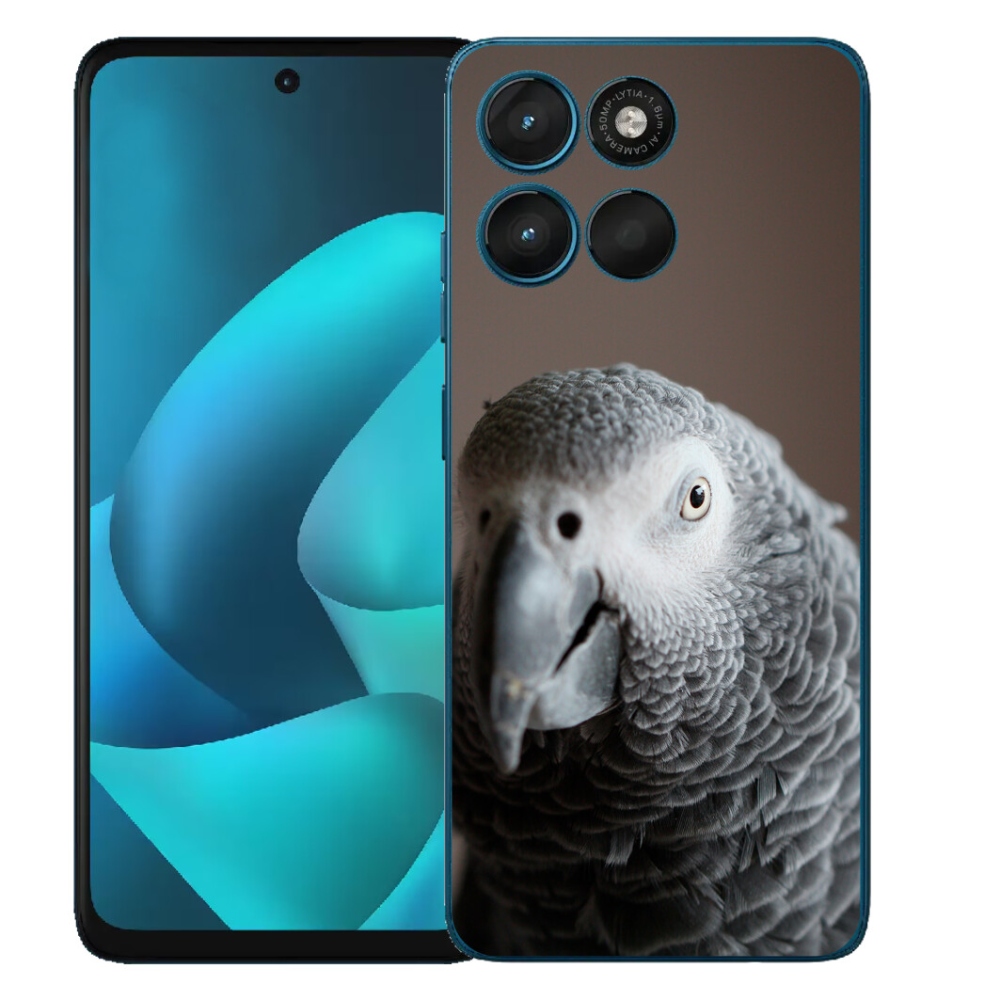 Gelový kryt mmCase na Motorola Moto G57 Power - papoušek žako 2