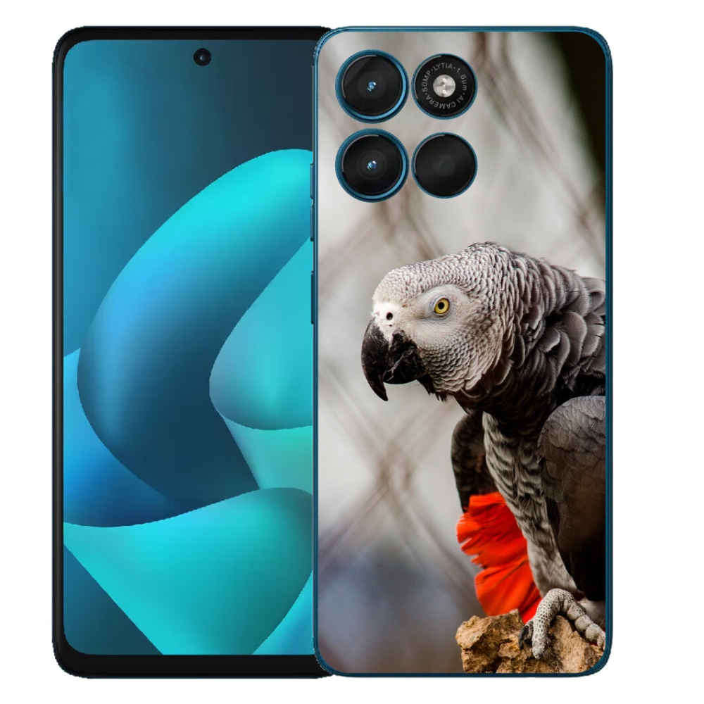 Gelový kryt mmCase na Motorola Moto G57 Power - papoušek žako 3