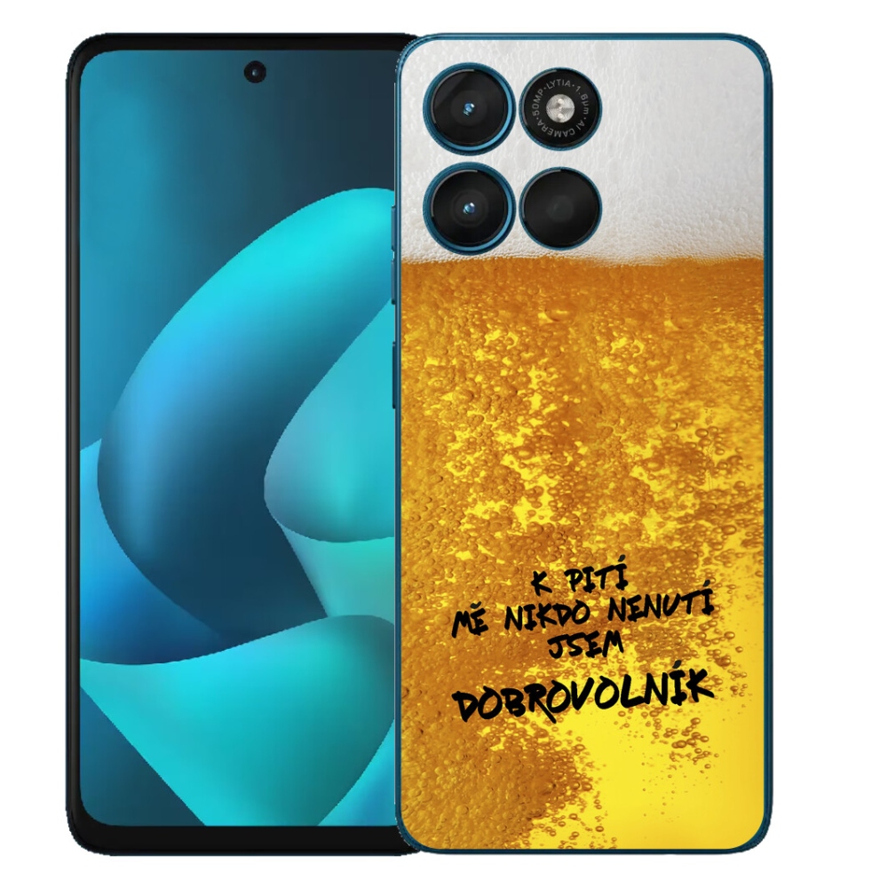 Gelový kryt mmCase na Motorola Moto G57 Power - pivní motiv 4
