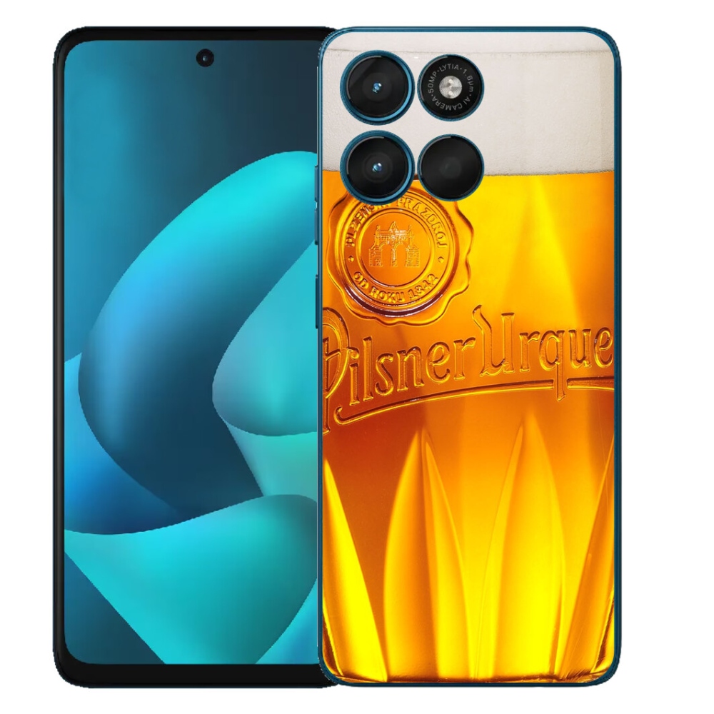Gelový kryt mmCase na Motorola Moto G57 Power - pivo