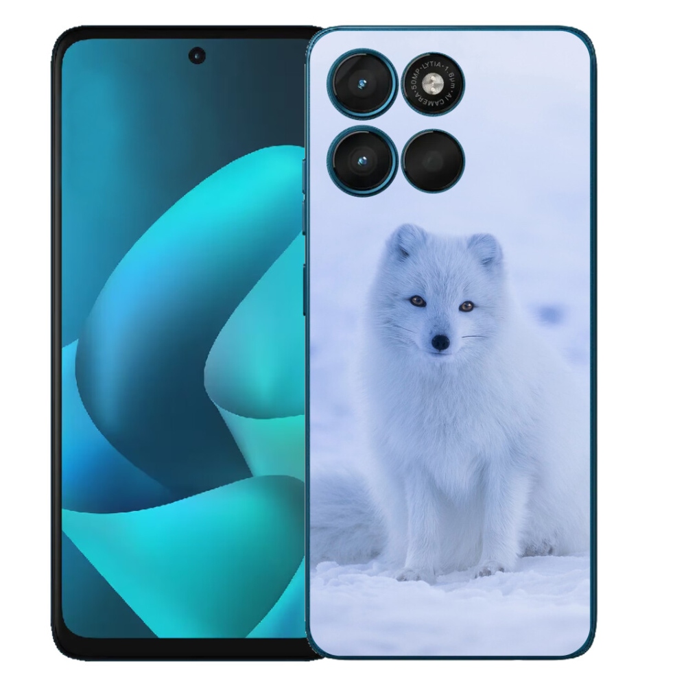 Gelový kryt mmCase na Motorola Moto G57 Power - polární liška