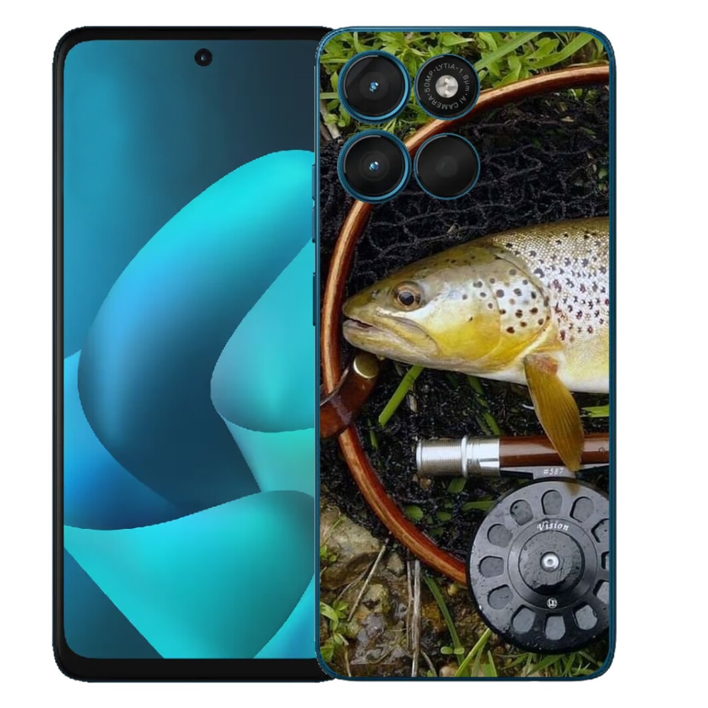 Gelový kryt mmCase na Motorola Moto G57 Power - pstruh 2