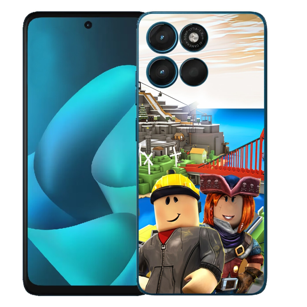 Gelový kryt mmCase na Motorola Moto G57 Power - roblox 1
