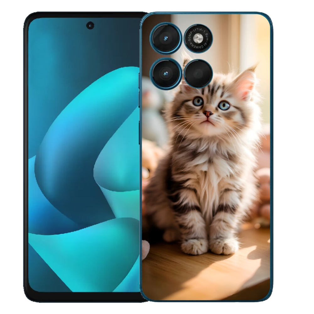Gelový kryt mmCase na Motorola Moto G57 Power - roztomilé kotě 10