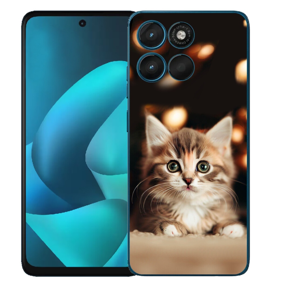 Gelový kryt mmCase na Motorola Moto G57 Power - roztomilé kotě 2