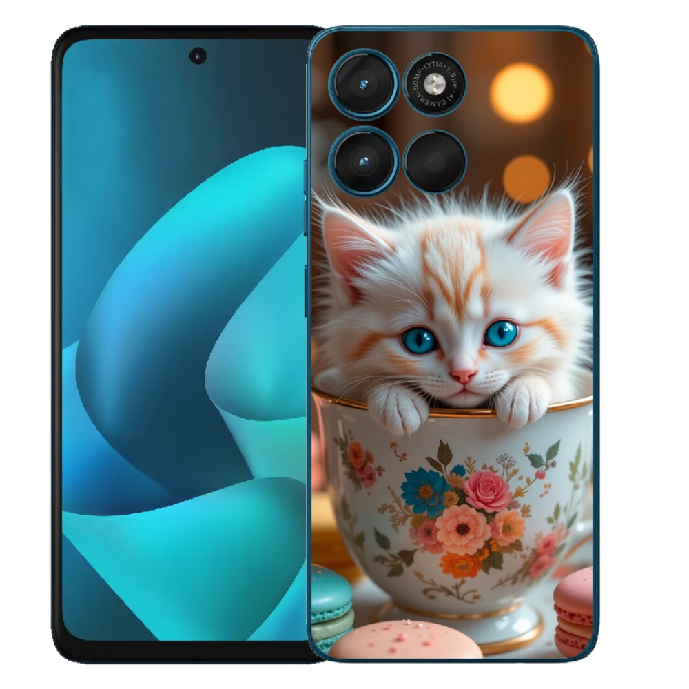 Gelový kryt mmCase na Motorola Moto G57 Power - roztomilé kotě 6