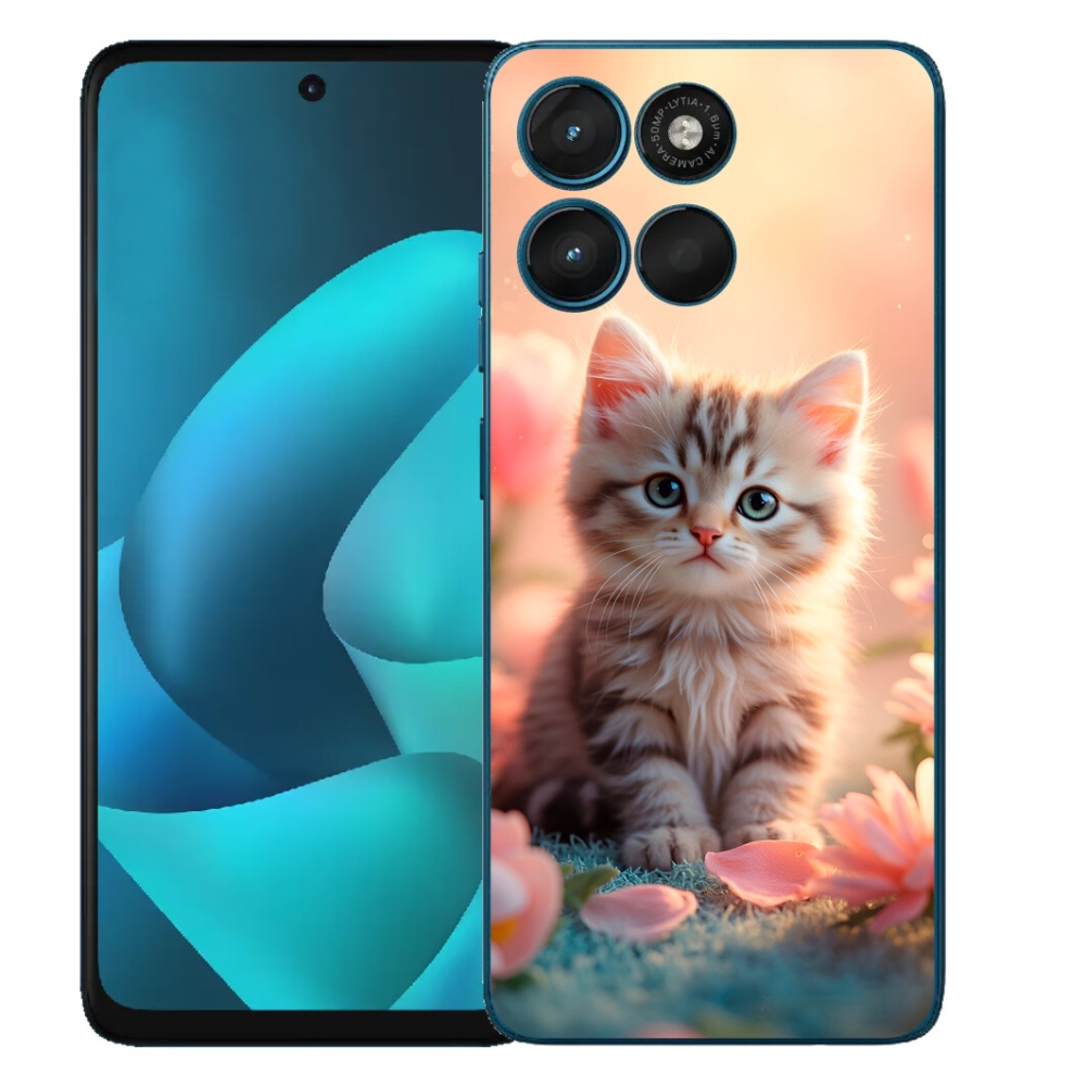 Gelový kryt mmCase na Motorola Moto G57 Power - roztomilé kotě 8