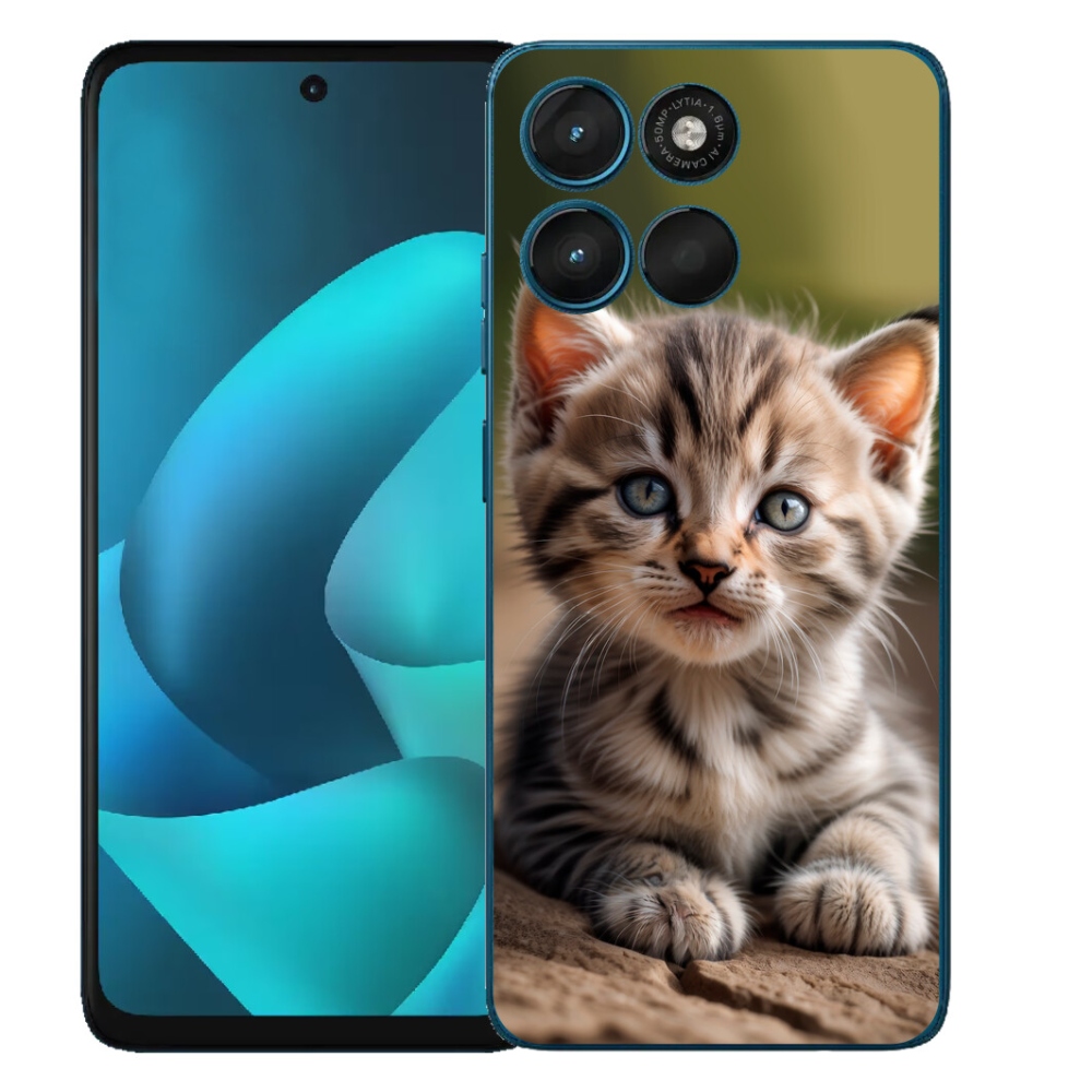 Gelový kryt mmCase na Motorola Moto G57 Power - roztomilé kotě 9